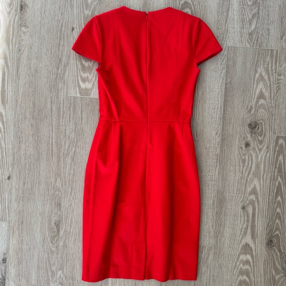 Banana Republic Sloan square neck red dress, size 2, NWOT - Picture 6 of 8